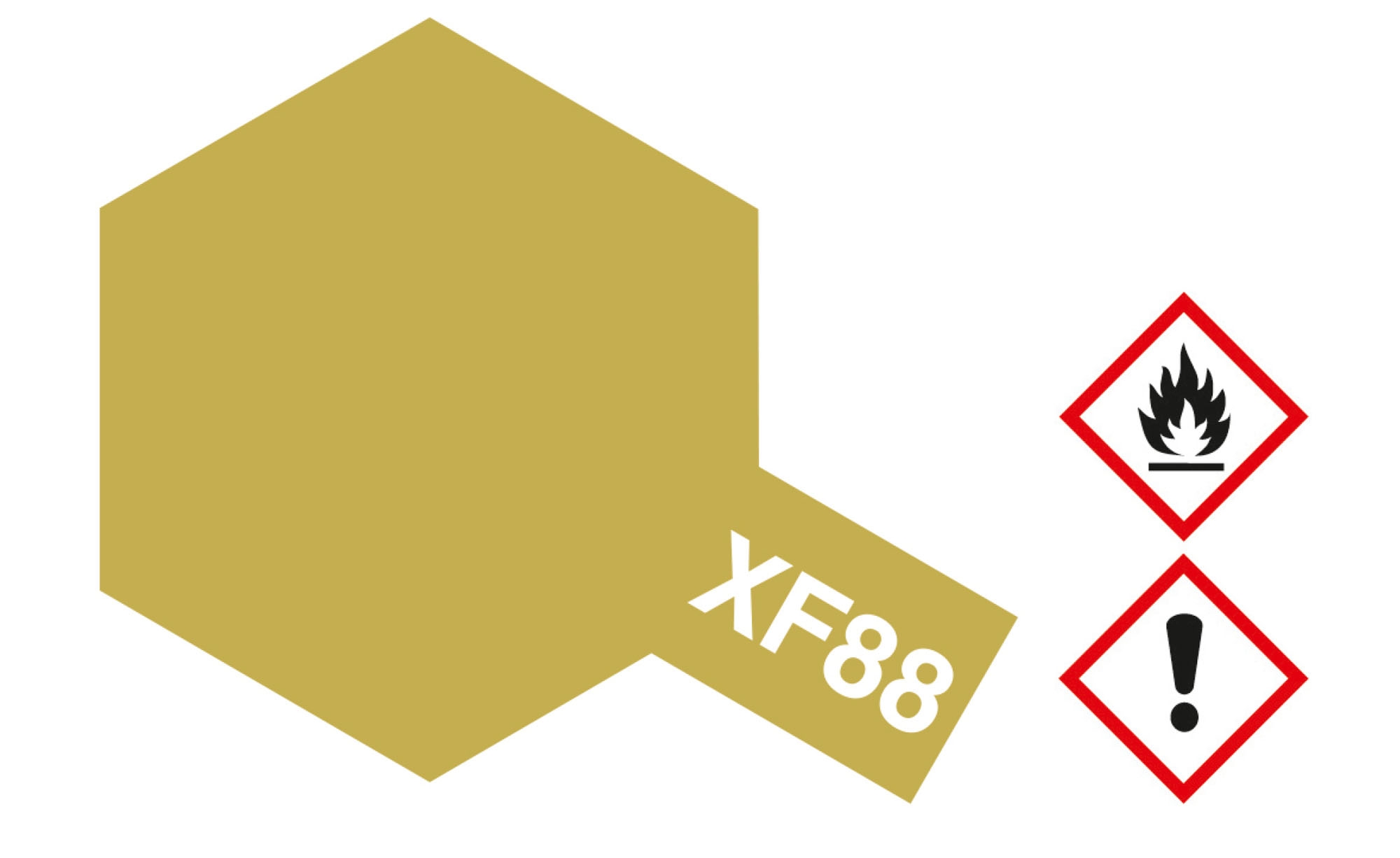81788 XF88 Dunkelgelb 2 matt 10ml Acryl