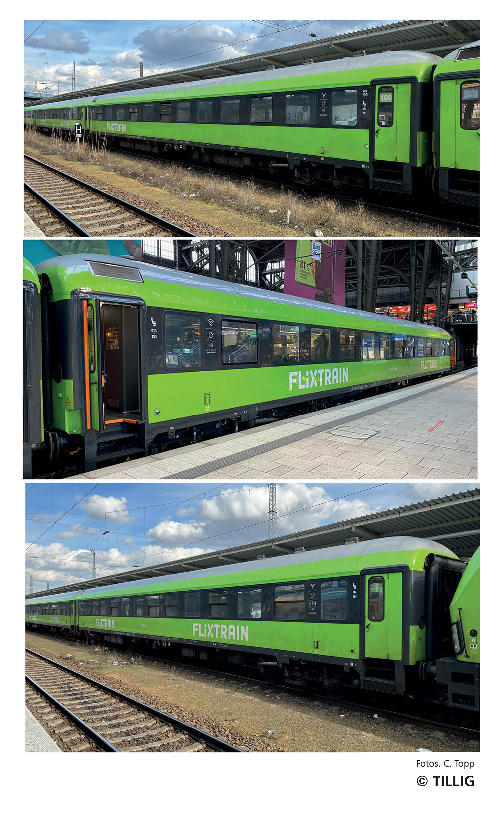 01100 "Reisezugwagenset ""Flixtrain"""