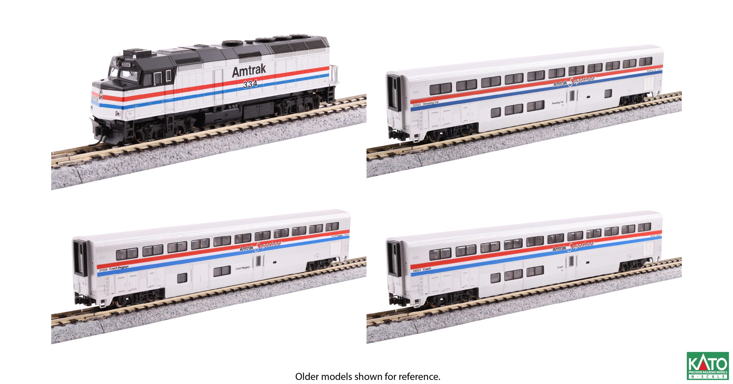 106-3530 Amtrak Personenzug 4-tlg. Ep.4