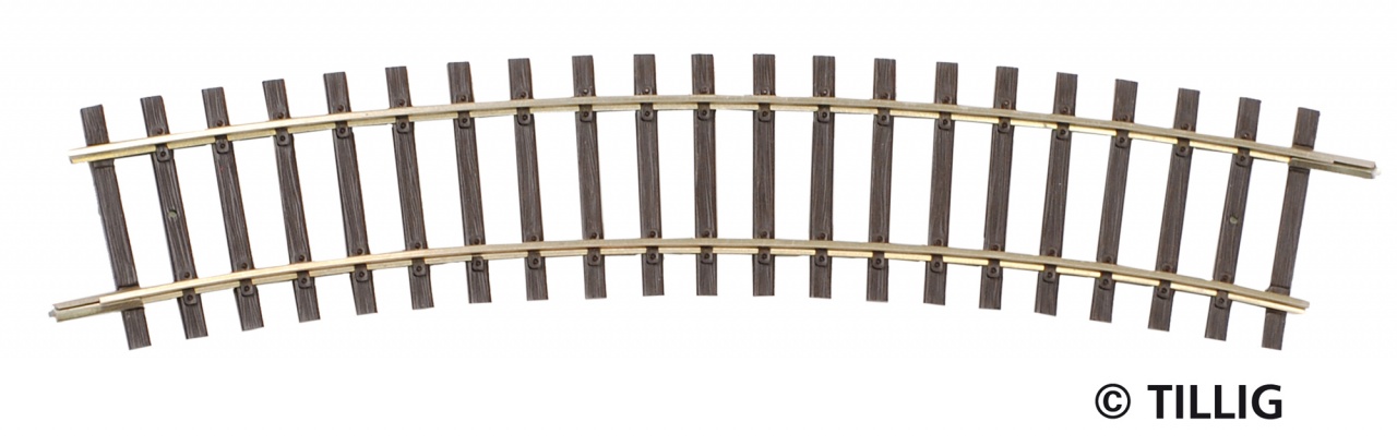 82119 Gleis gebogen R380 22,5°