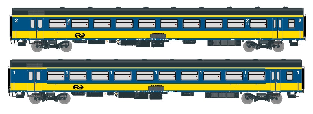 Exact-train 11061 NS Personenwagen-Set 2-tlg. ICR Ep.4