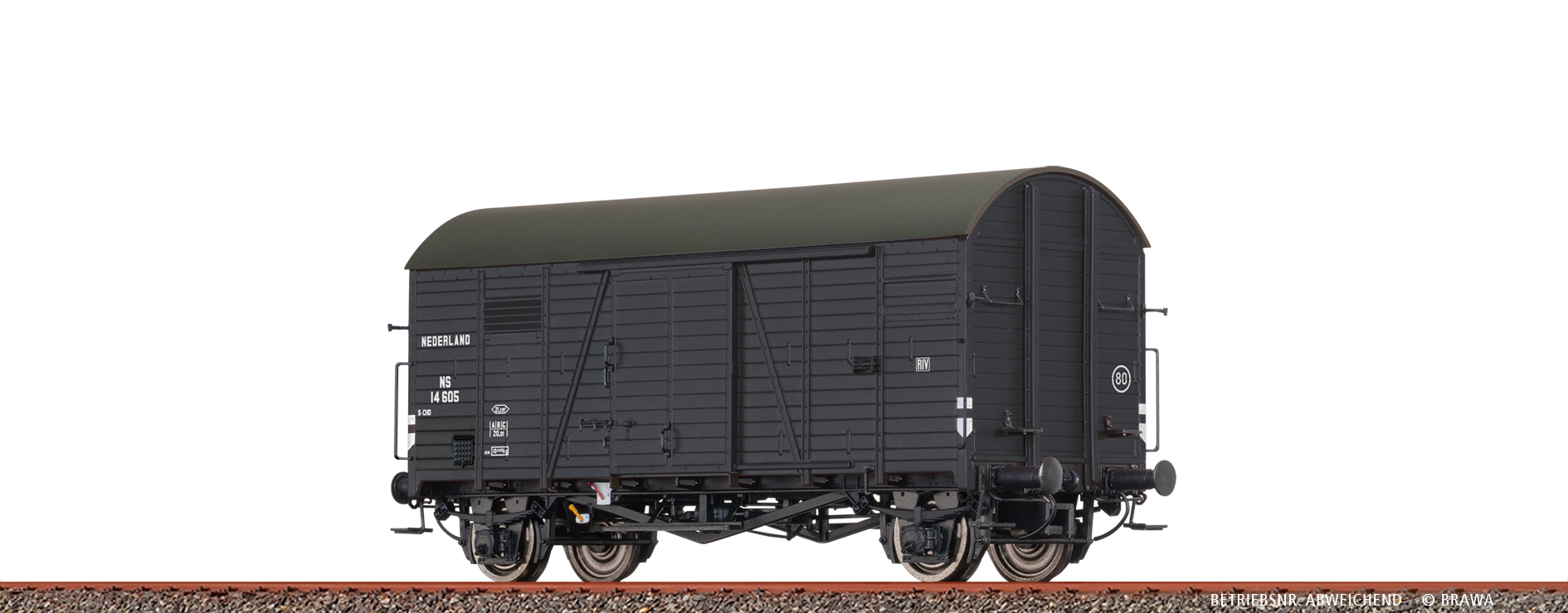 50740 NS gedeckter Güterwagen Gms 30 Ep.3