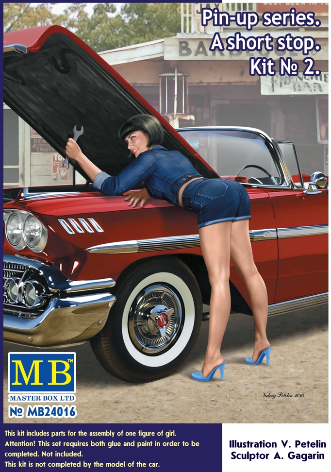 MB24016 Pin-up series. A short stop. Kit No. 2