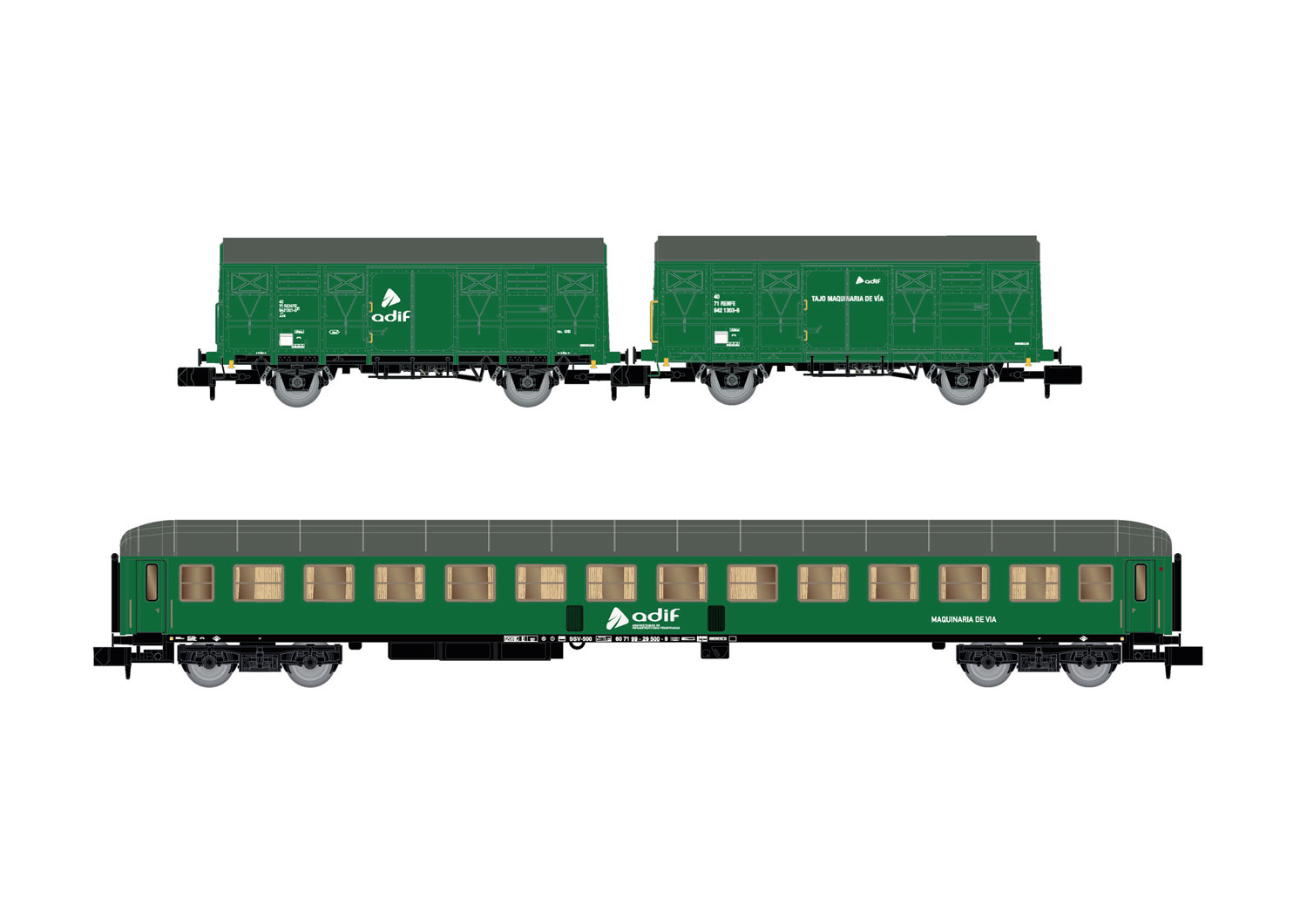 HN6576 ADIF Wagen-Set 3-tlg Ep.6