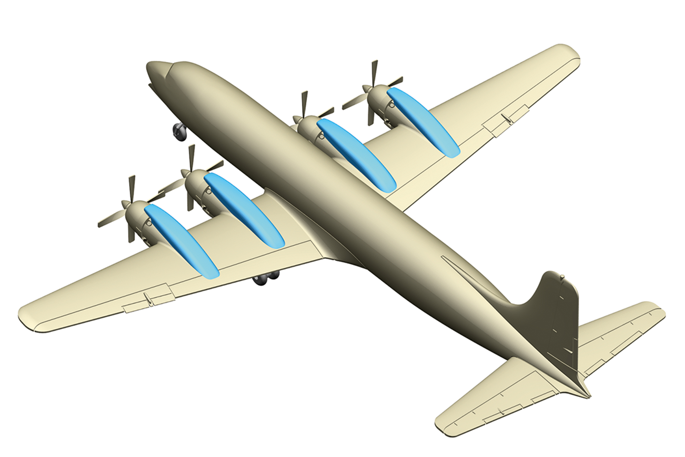 574006 Douglas DC-7B South African Airways