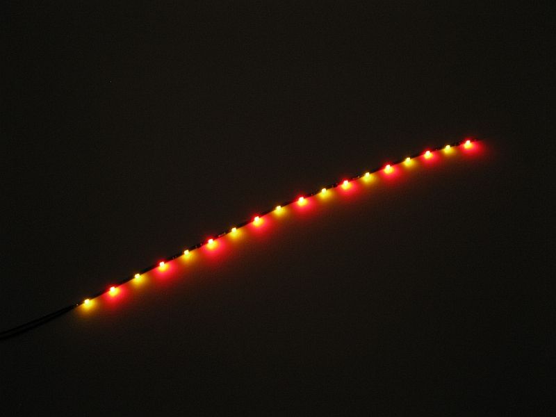 50127 Winzige LED Lichterkette rot / gelb