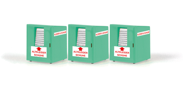70259 Altkleider Container 3 St.