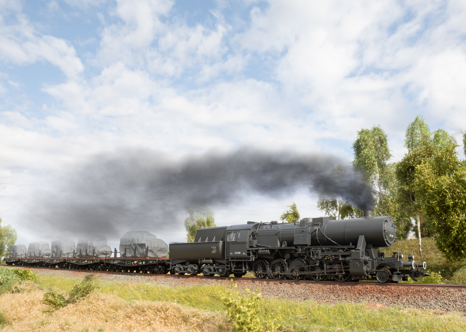 25532 DR Güterzug-Dampflok BR 52 Ep.2