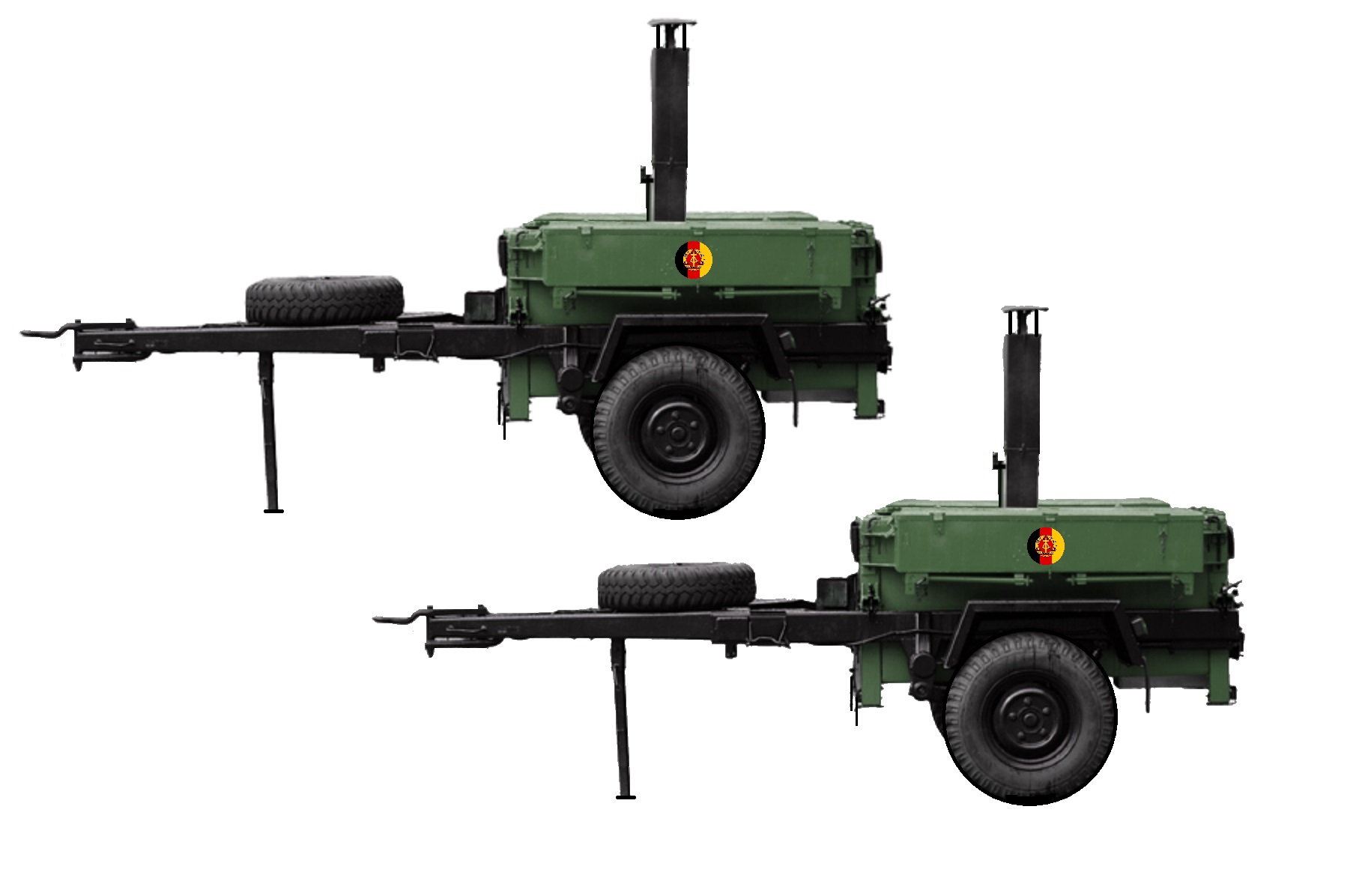 NA88301 Anhänger FKÜ 180/72 Feldküche NVA
