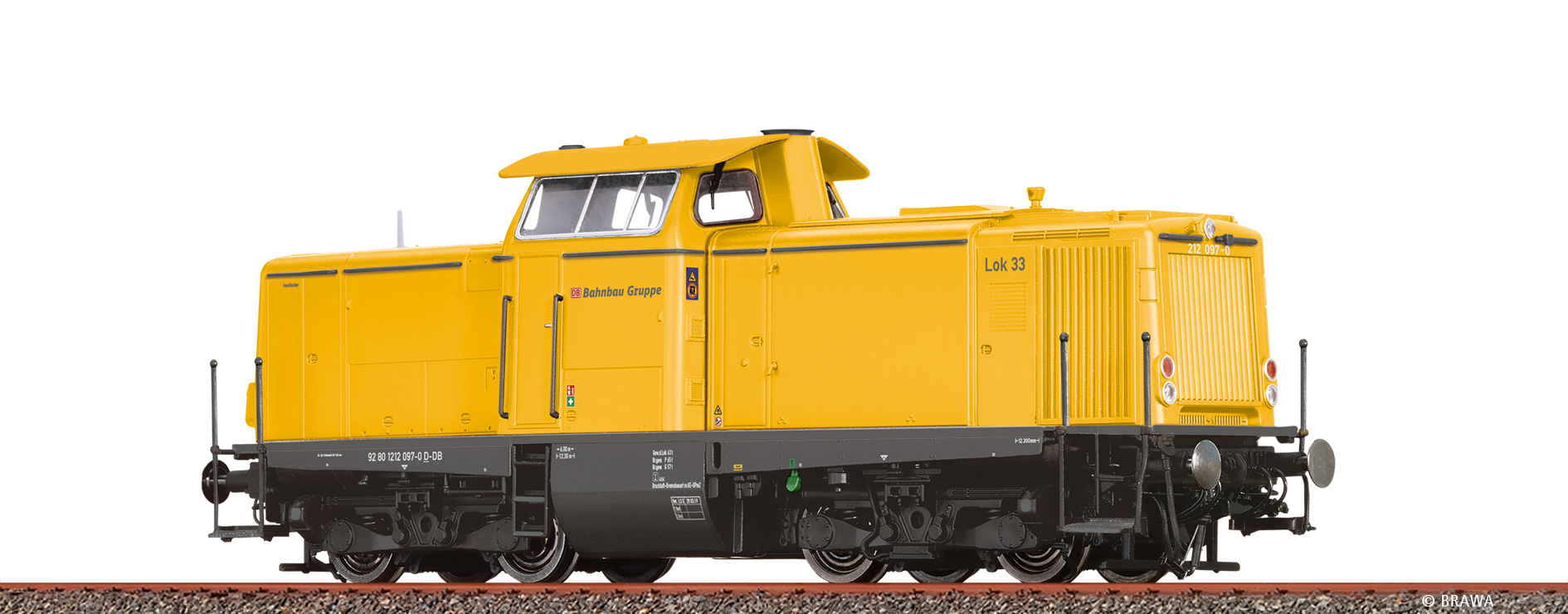 70031 DB Bahnbau Diesellok BR 212 Ep.6 AC