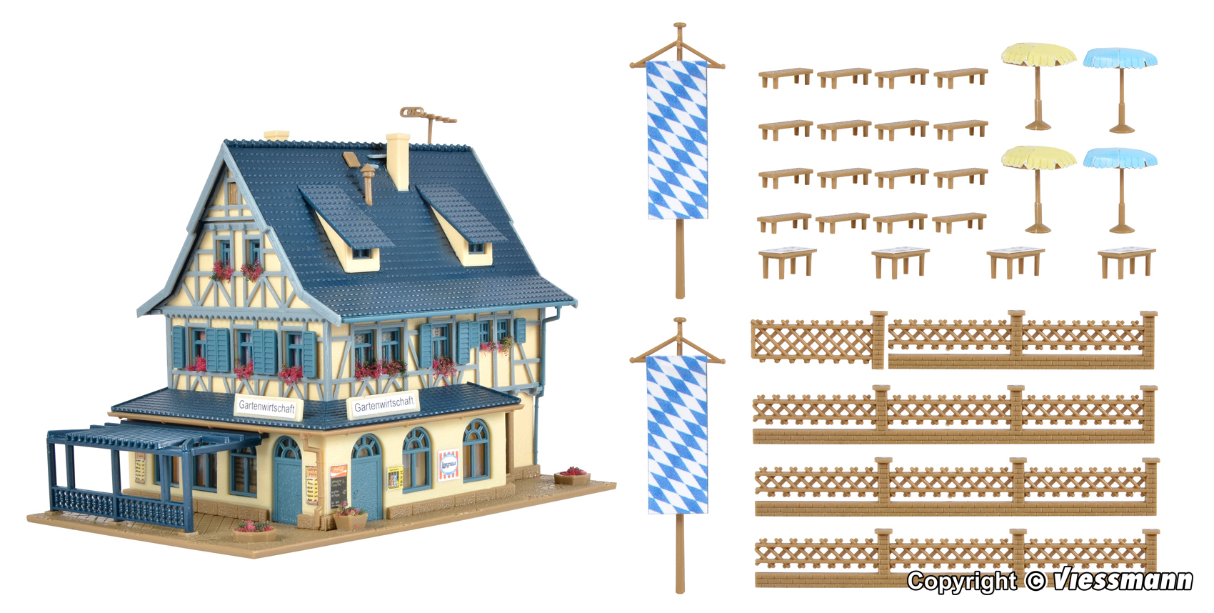 47698 Gasthof mit Biergarten