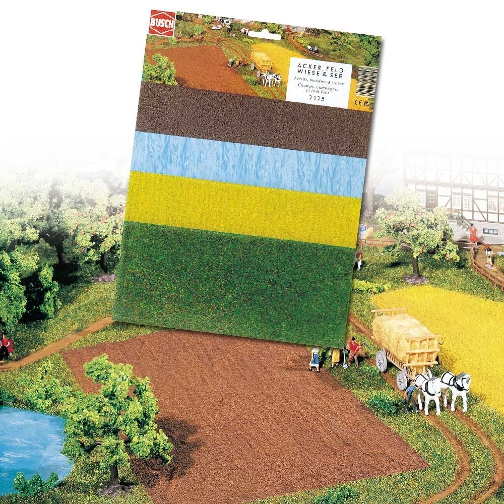 7175 Feld, Wiese, Acker, See je 310x215 mm