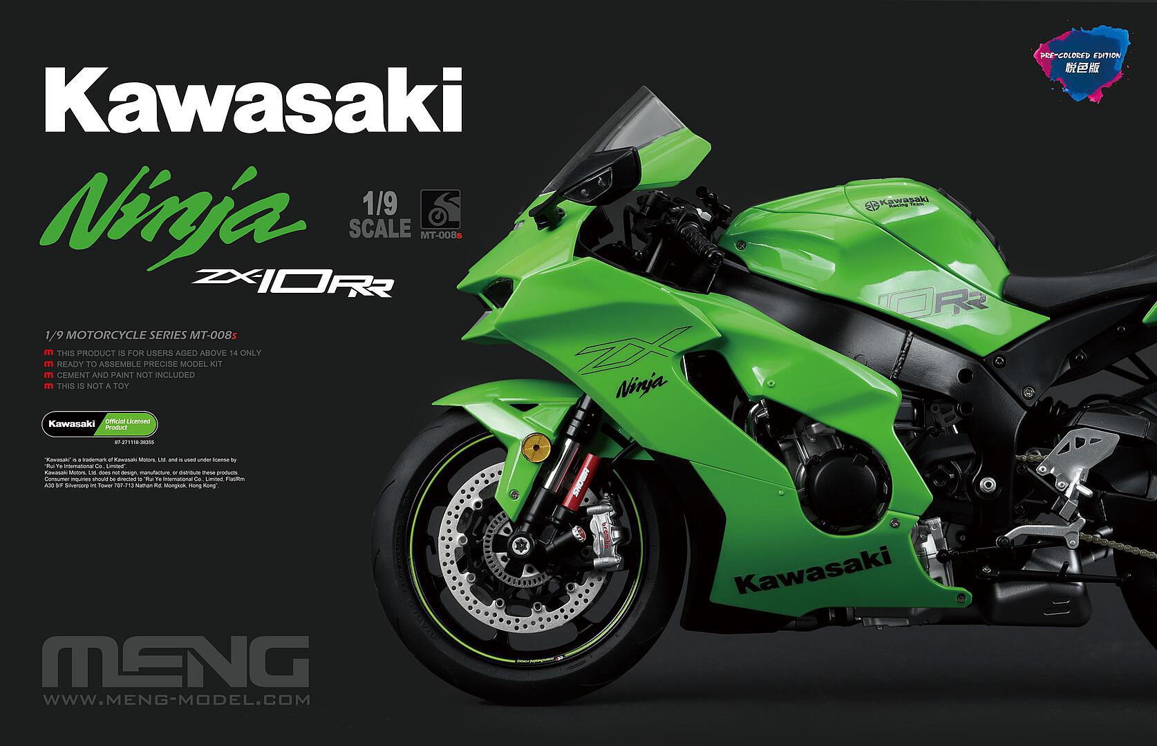 MT-008s Kawasaki Ninja ZX-10RR - vorlackiert!