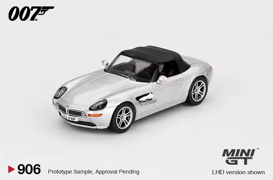 MGT00906-007TC MiniGT: BMW Z8 - JAMES BOND - THE WORLD