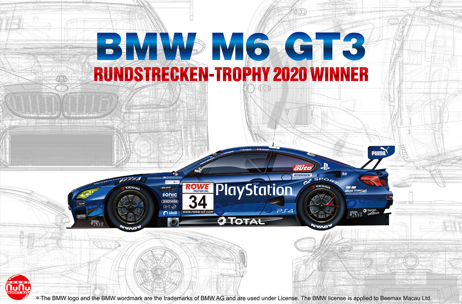 PN24027 BMW M6 GT3 Rundstrecken-Trophy