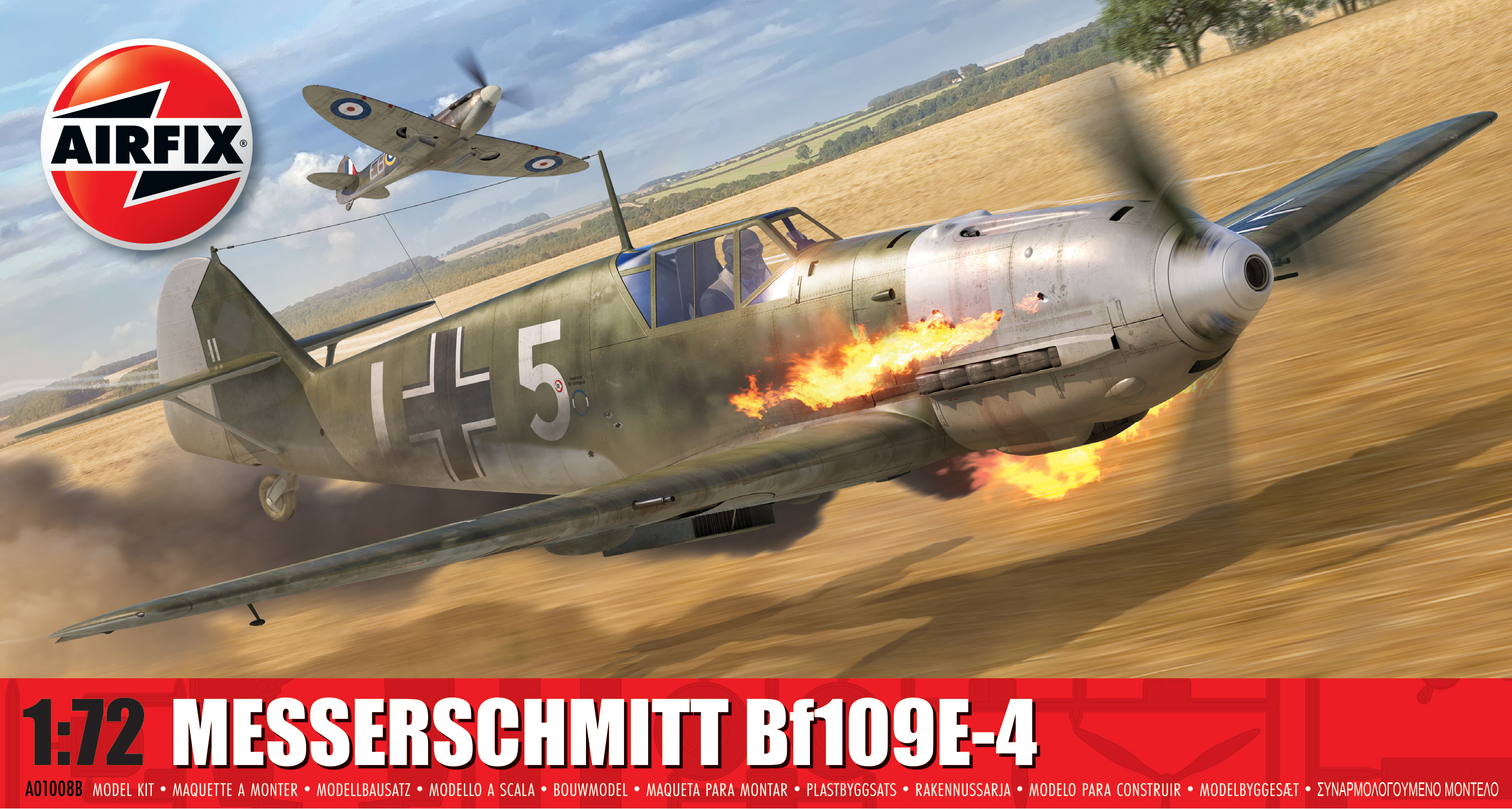 01008B Messerschmitt Bf109E-4