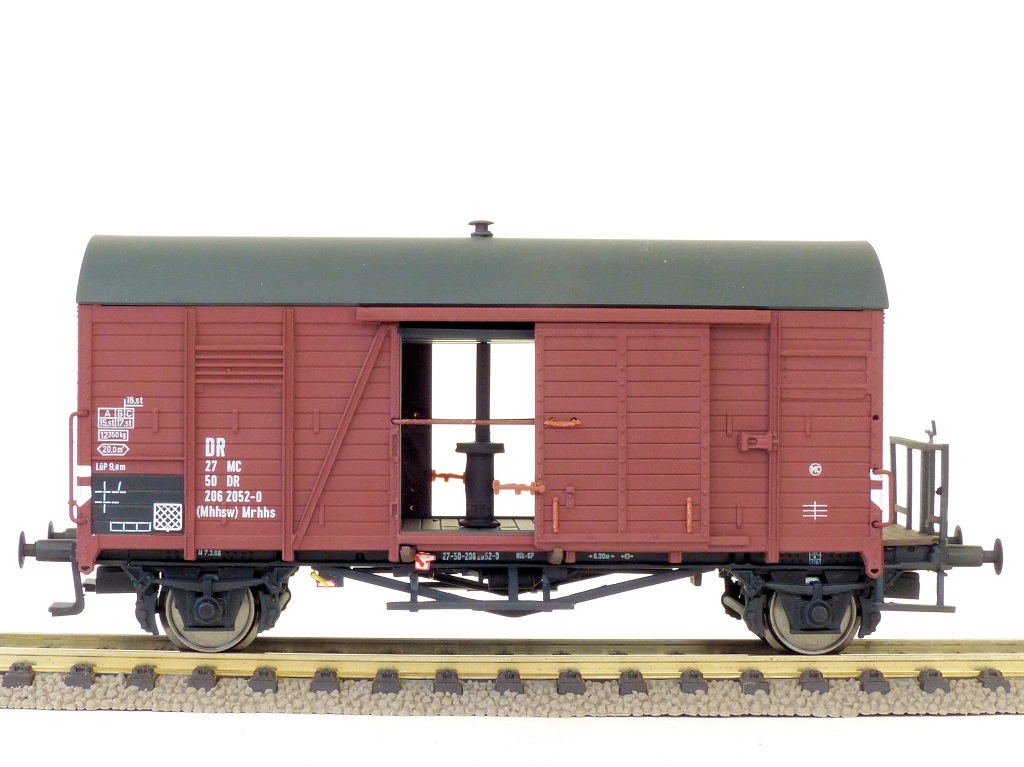 Exact-train 20296 DR gedeckter Güterwagen Oppeln Mrs Ep.4