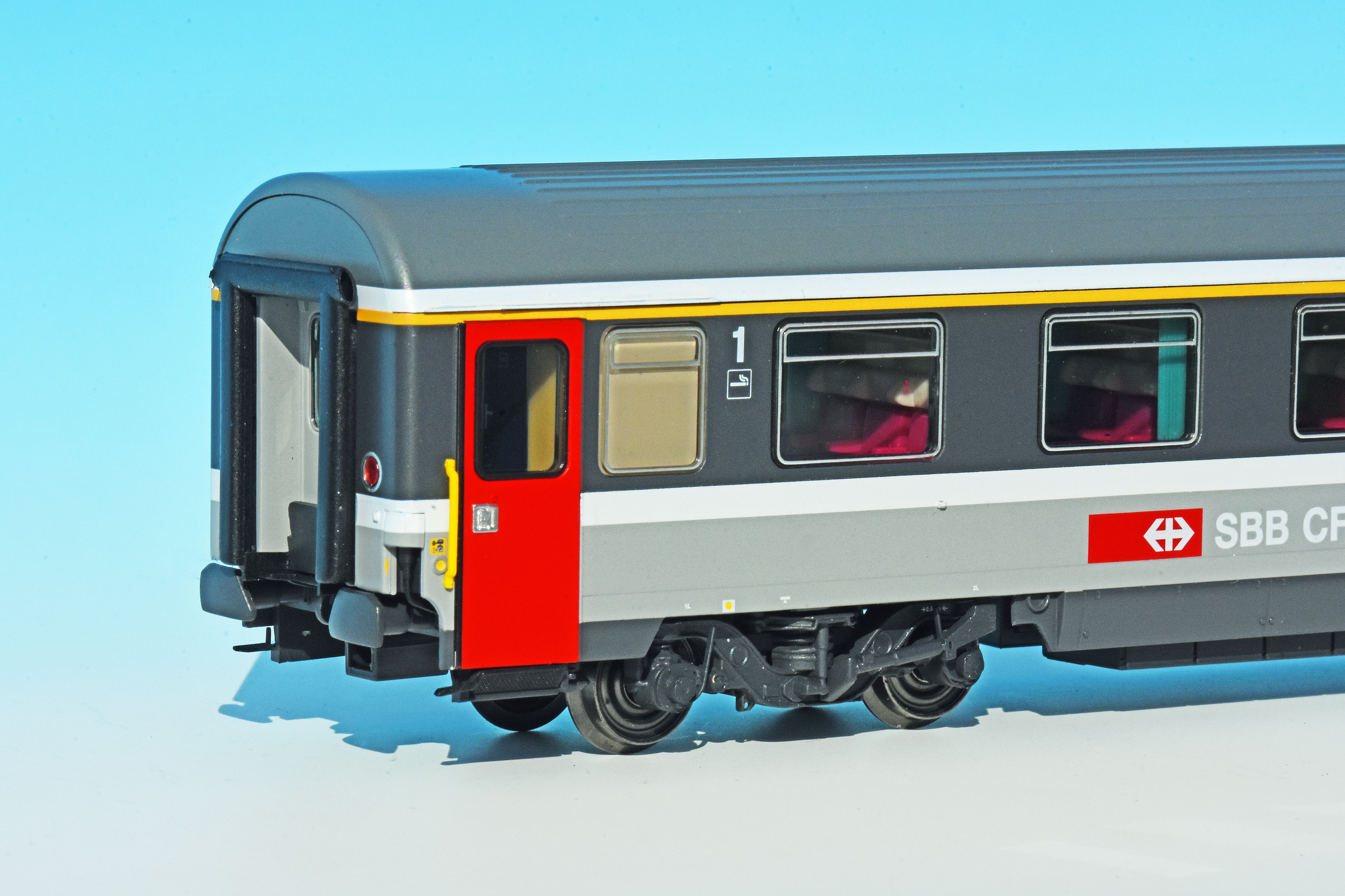LS Models PI9708 SBB Reisezugwagen-Set EC51/56 4-tlg Ep.4