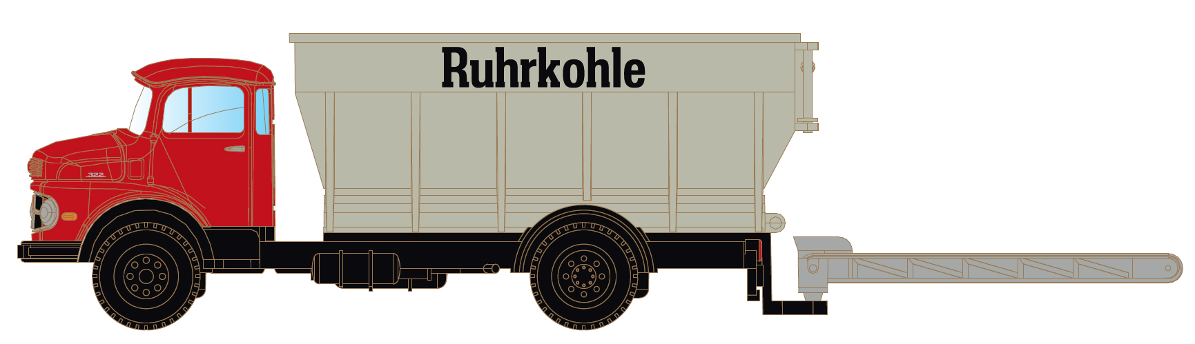 3550 MB L322 Kohlenkuli - Ruhrkohle
