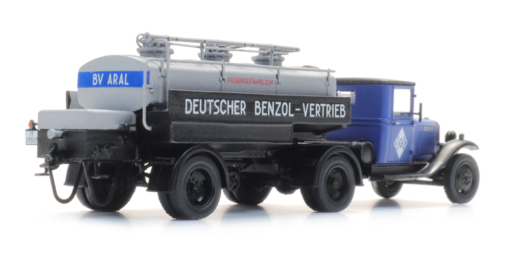 Artitec 387.629 Opel Blitz 6 Tank-Sattelzug Aral