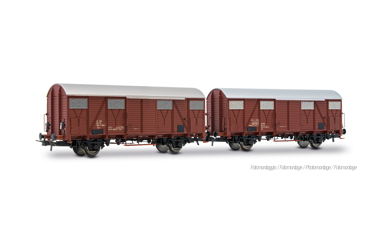 HR6696 FS ged. Güterwagen Ghs Set 2tlg. Ep.4