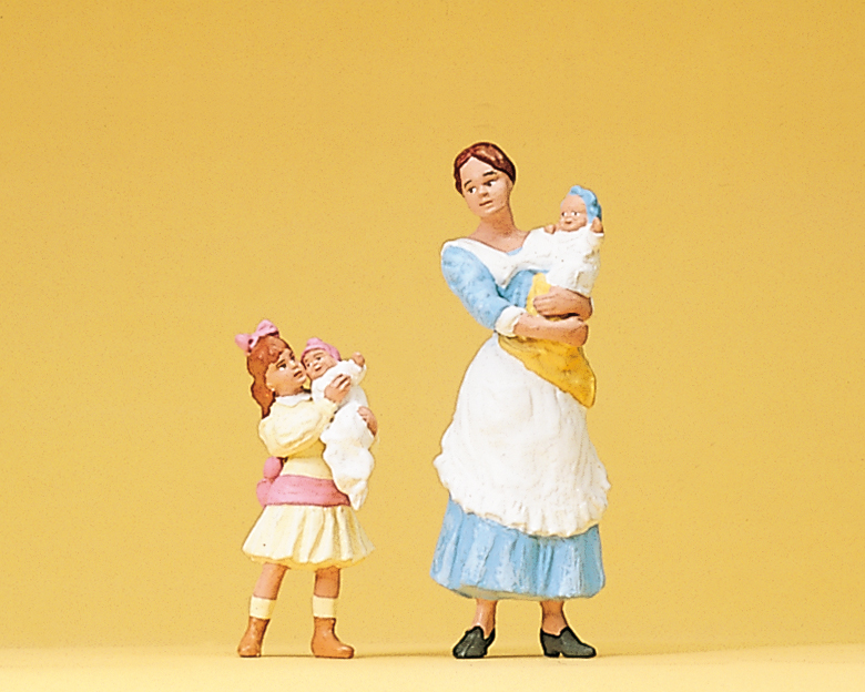 Preiser 45060 Kindermädchen mit Kindern