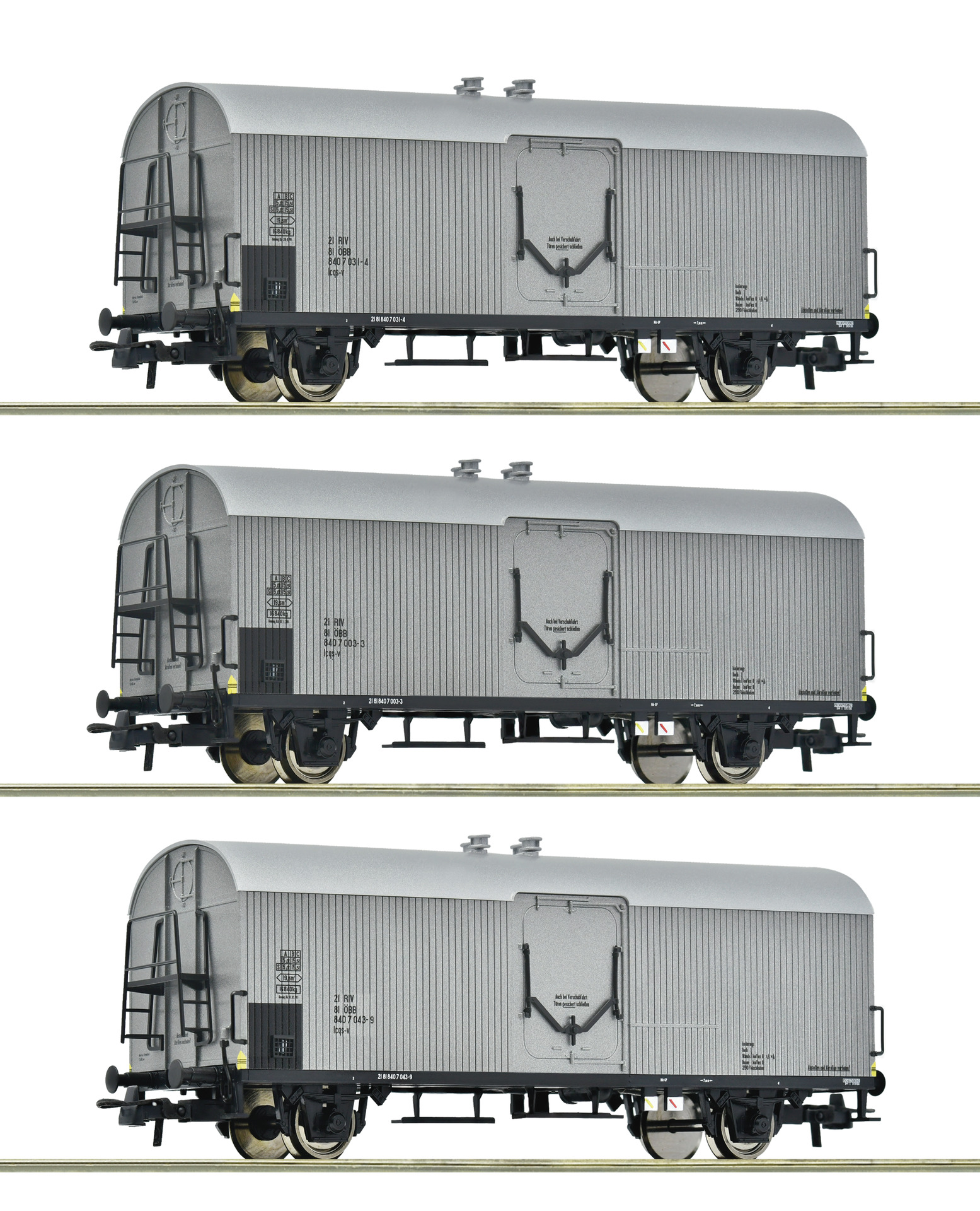 6600140 ÖBB Kühlwagen Icrsv Set 3tlg. Ep.4