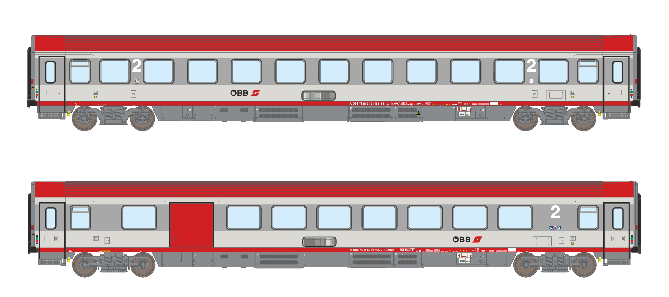 258177 ÖBB Personenwagen-Set 2-tlg. Ep.6