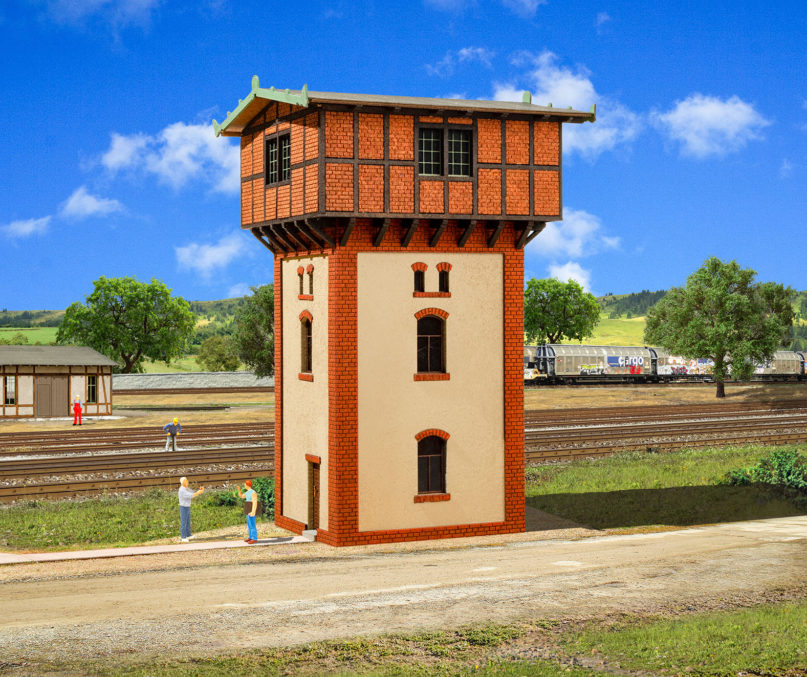 45645 H0 Wasserturm - Polyplate Bau