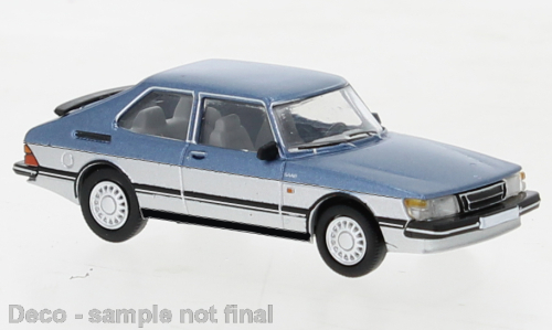 PCX870651 Saab 900 Turbo blau/silber (1986)