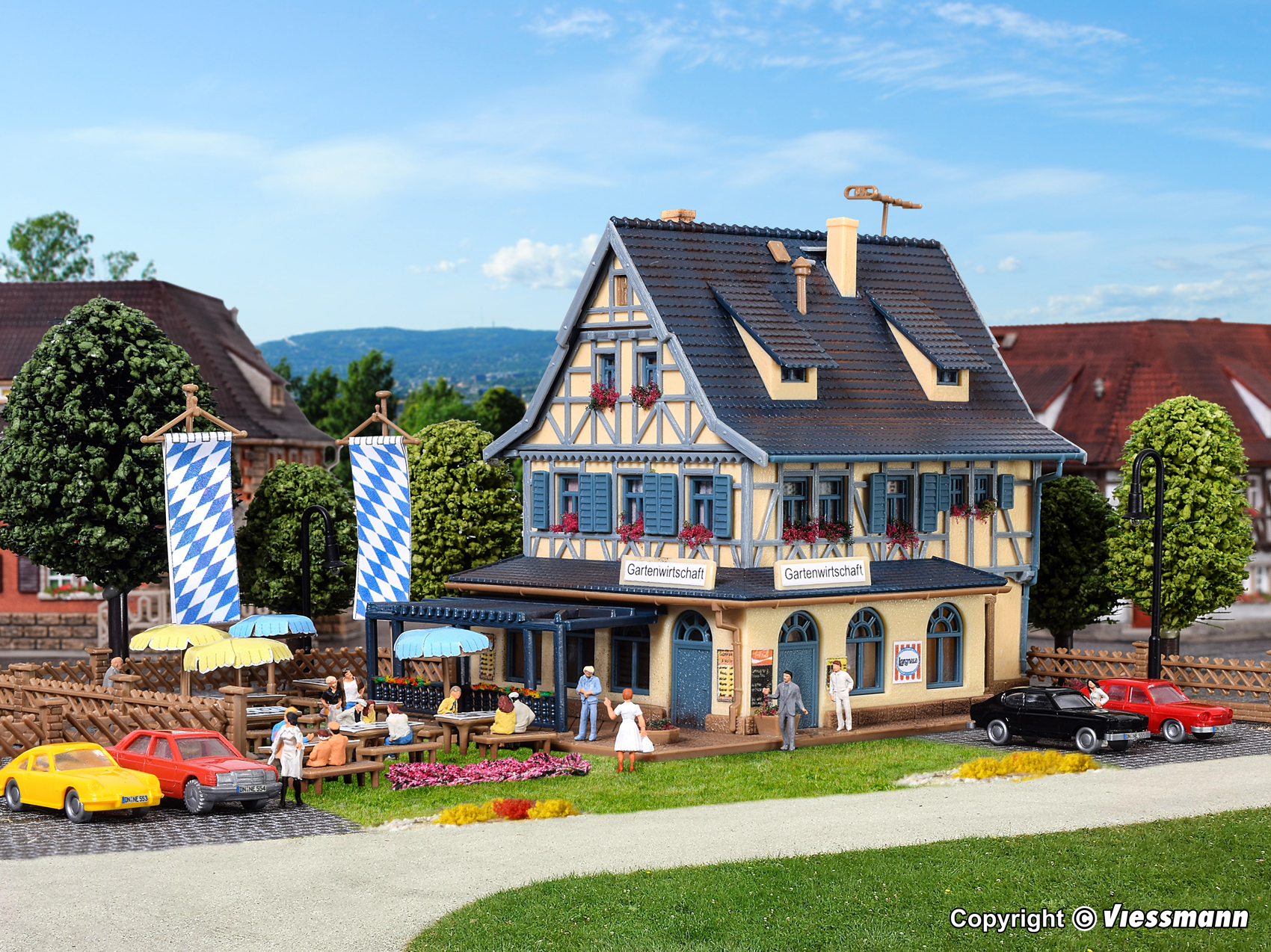 47698 Gasthof mit Biergarten