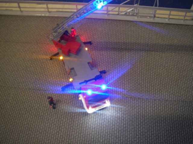 50031 LED Beleuchtungsset Feuerwehr Standmode