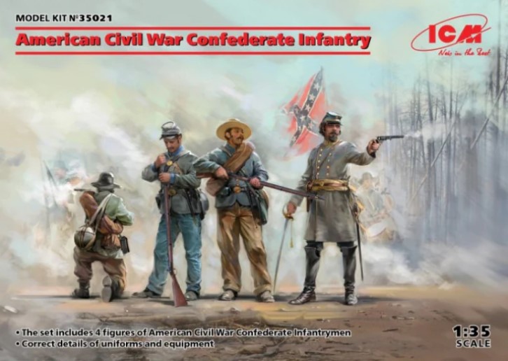 35021 American Civil War Confederate Infantry