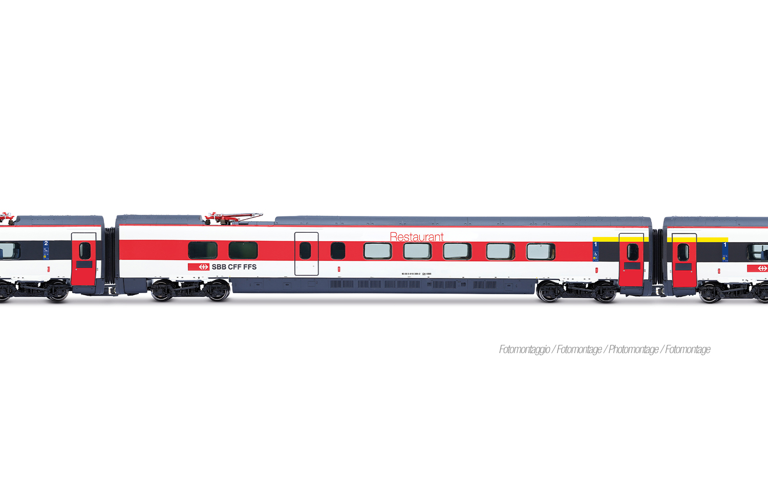 HL4690 SBB Elektrot.z. ETR 610 Erg.set 3tlg Ep6