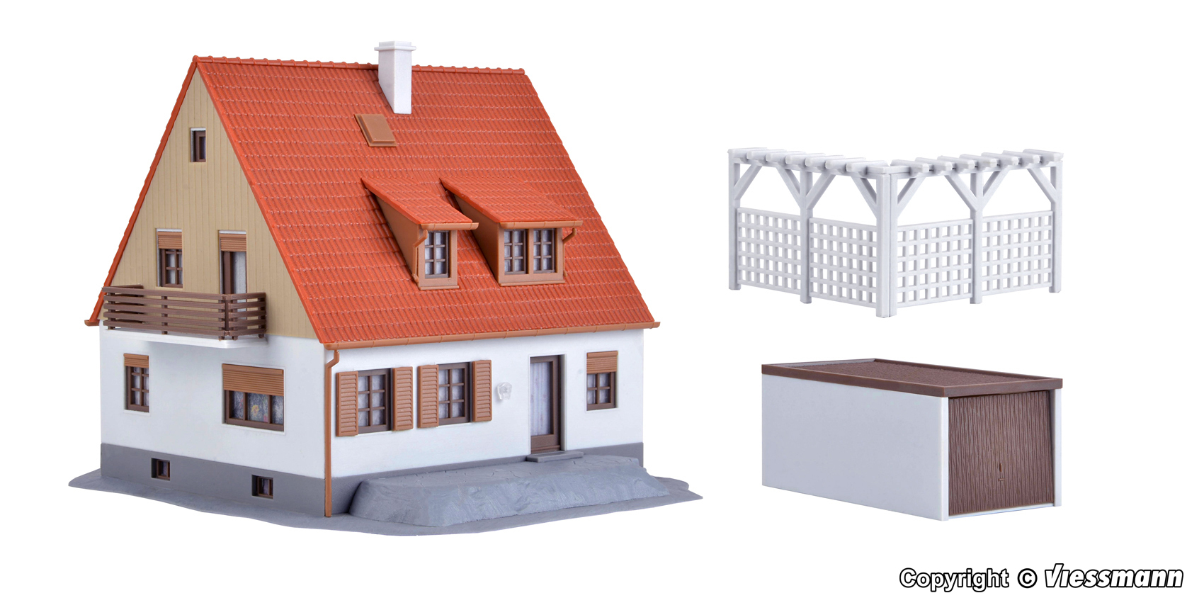 Kibri 38748 Einfamilienhaus mit Terrasse