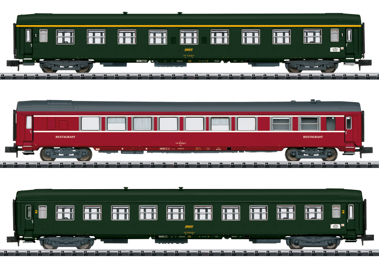 18219 SNCF Schnellzugwagen-Set 3-tlg Ep.4