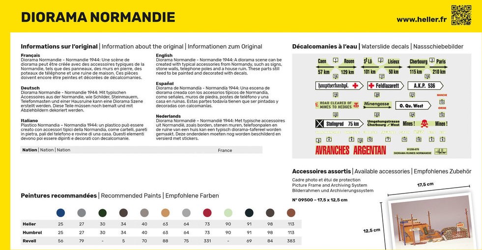 Heller 81250 Diorama Normandie