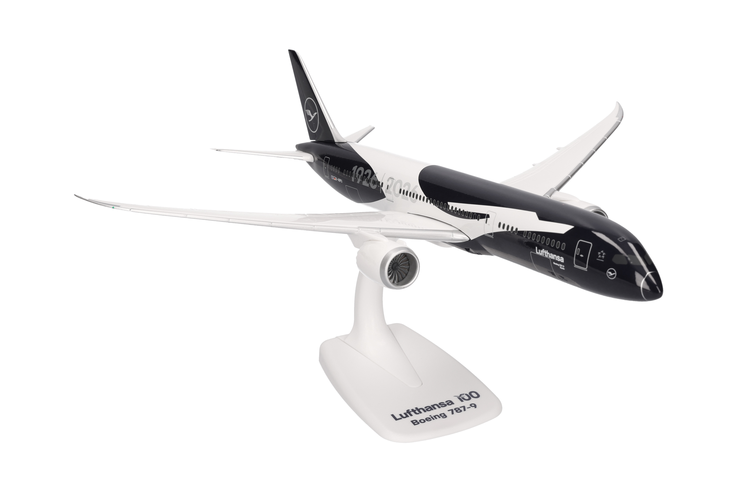 Herpa 614849 SnapFit: Boeing 787-9 LH 100th Anniv.