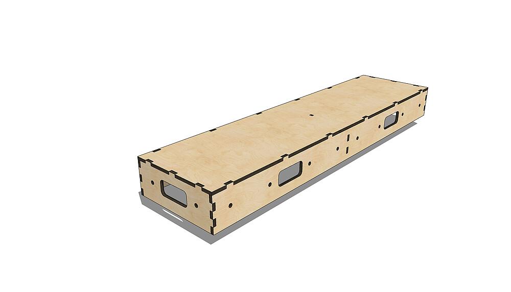 170103 Anlagenunterbau, 1 m x 0,25 m