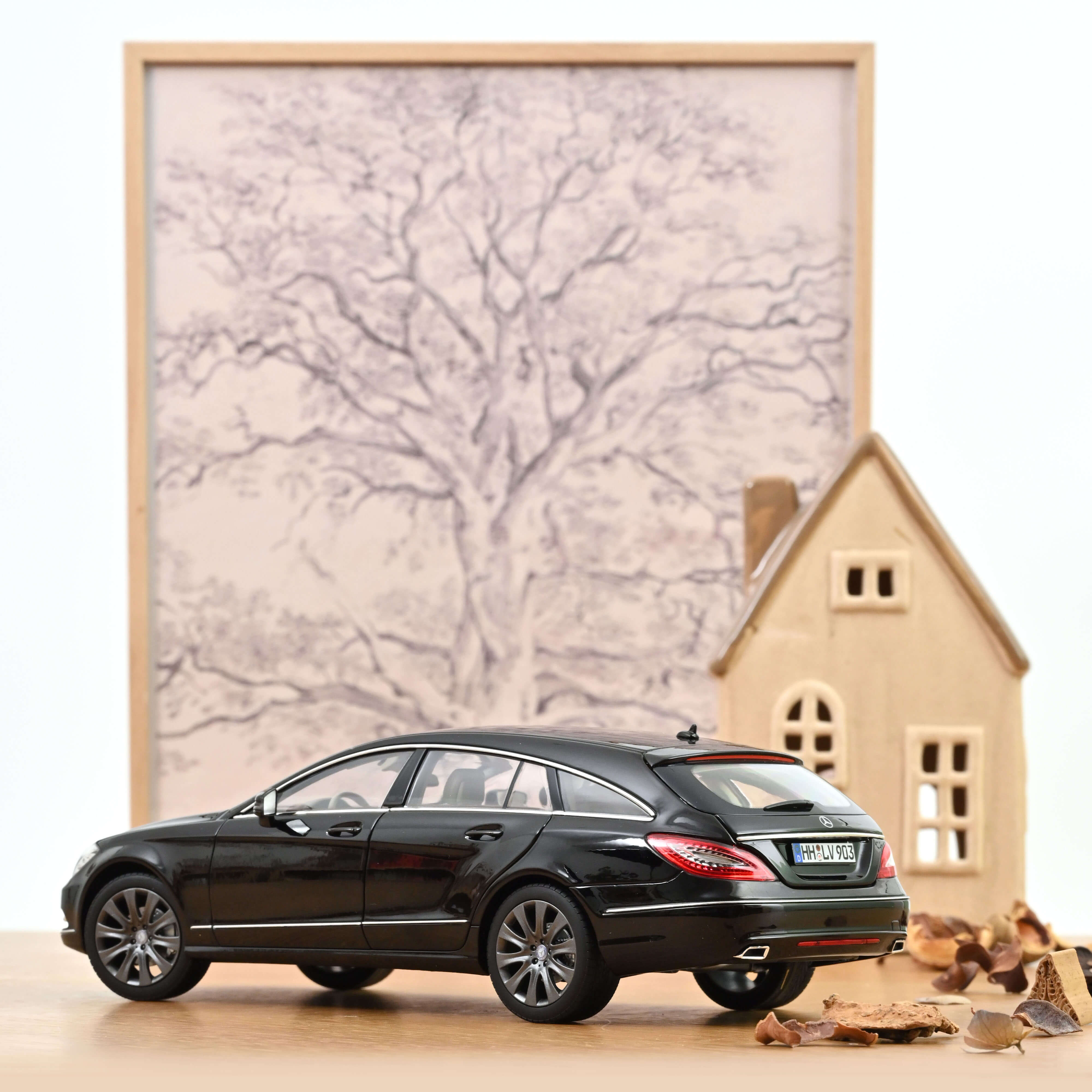Norev 183944 MB CLS-Shoorting-Break schwarz-met.