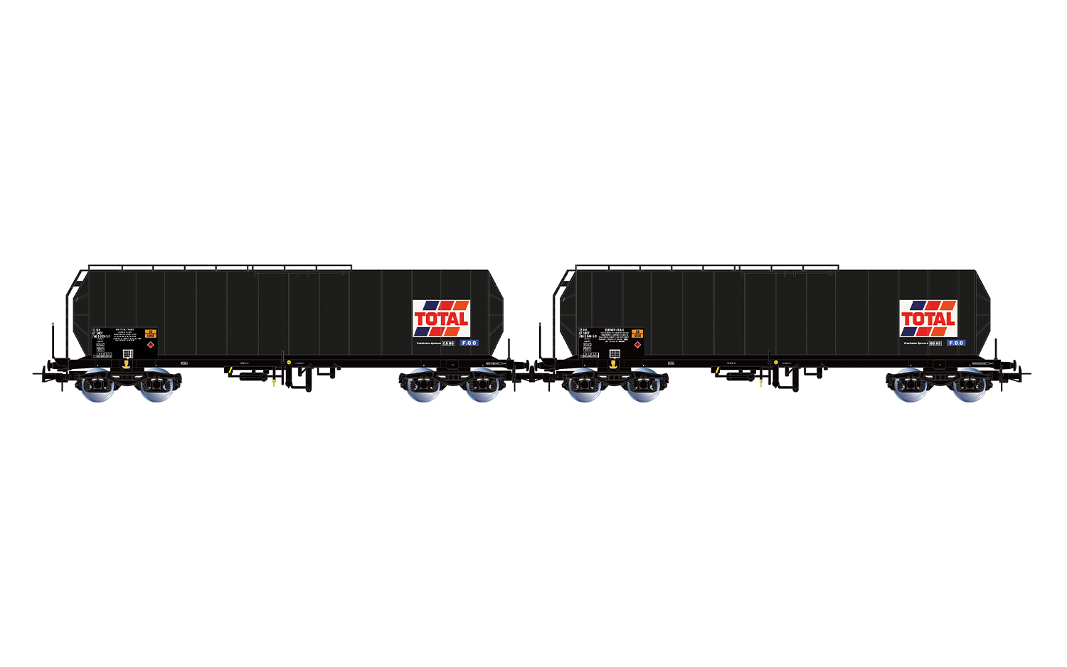 HJ6323 SNCF Kesselwagen "TOTAL" Set 2tlg. Ep.4