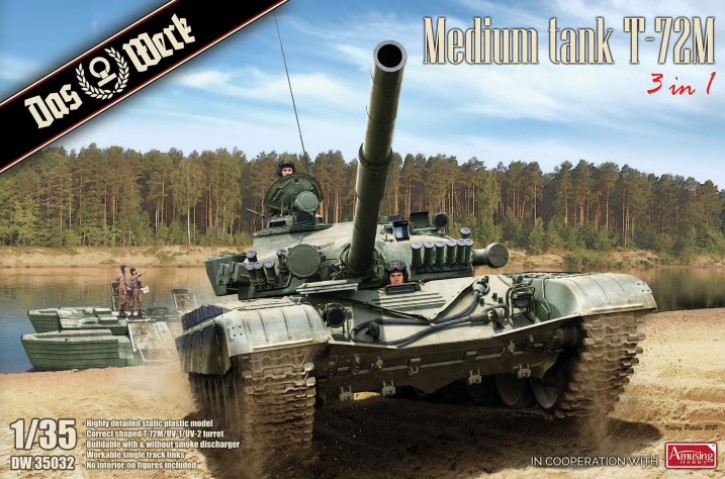 DW35032 Medium Tank T-72M (3in1)
