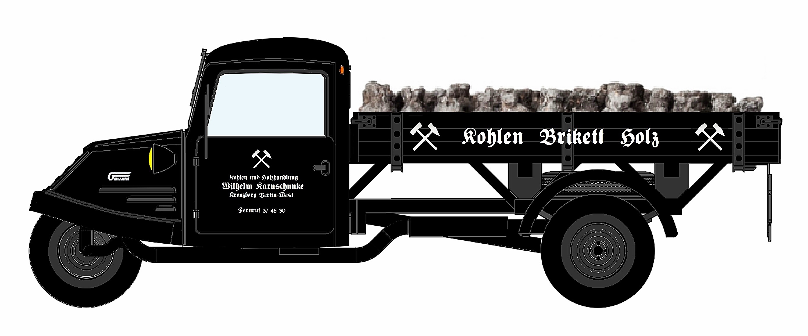 NA88190 Goliath GD750 Hochpritsche Kohlenhandel