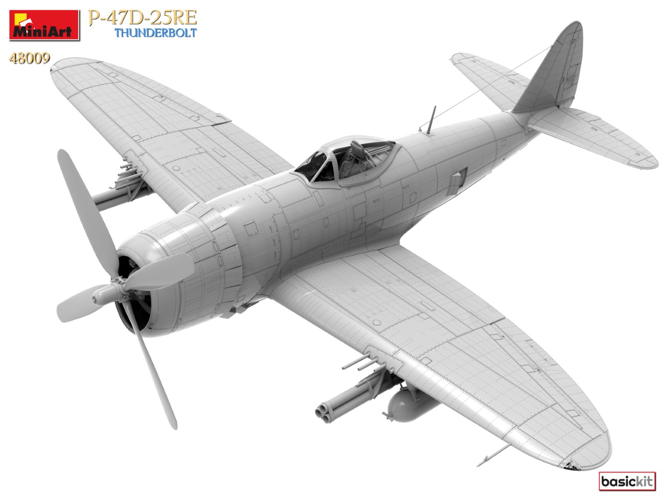 MiniArt 48009 P-47D-25RE Thunderbolt - Basis Kit