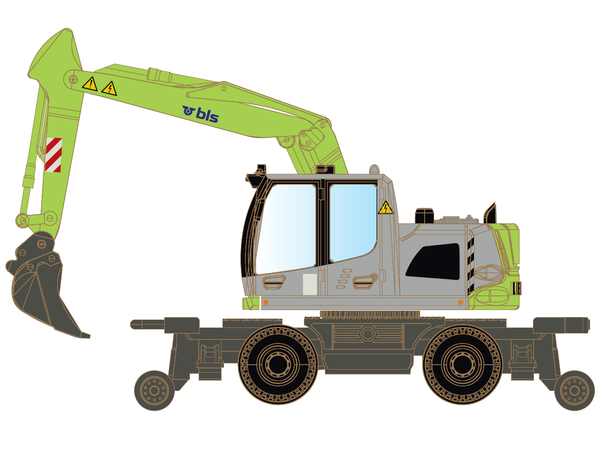 4269 Zweiwege-Bagger Liebherr A922 Rail - BL