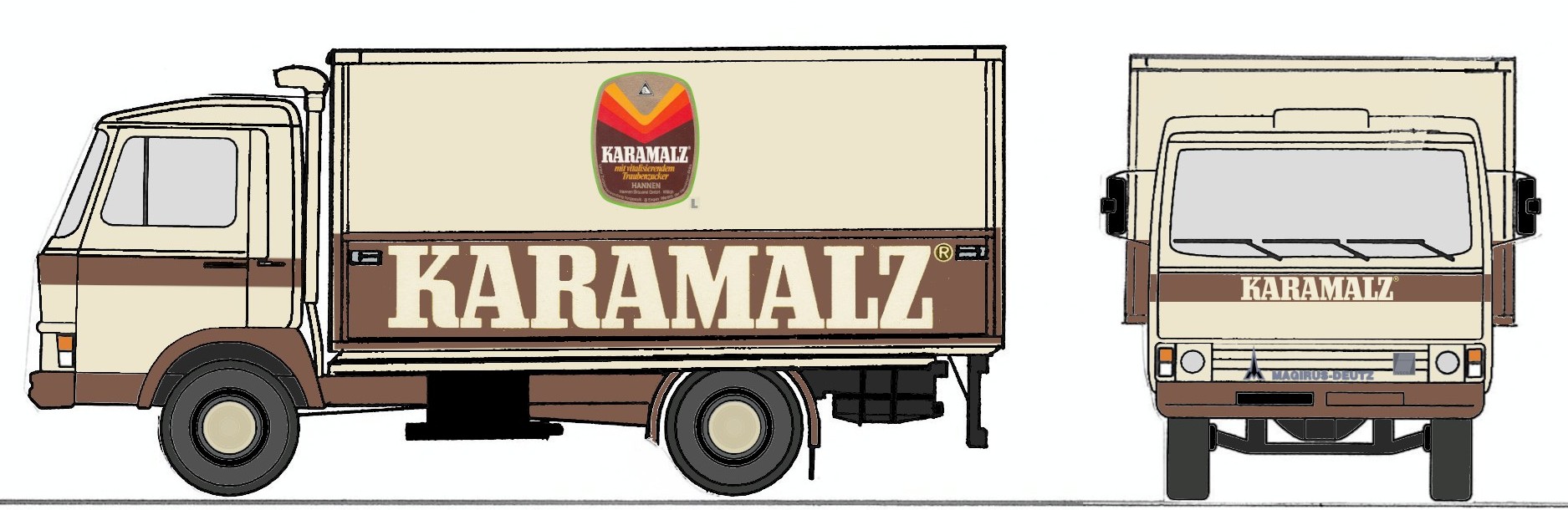 4091 Magirus-Deutz 90M5 Koffer Karamalz
