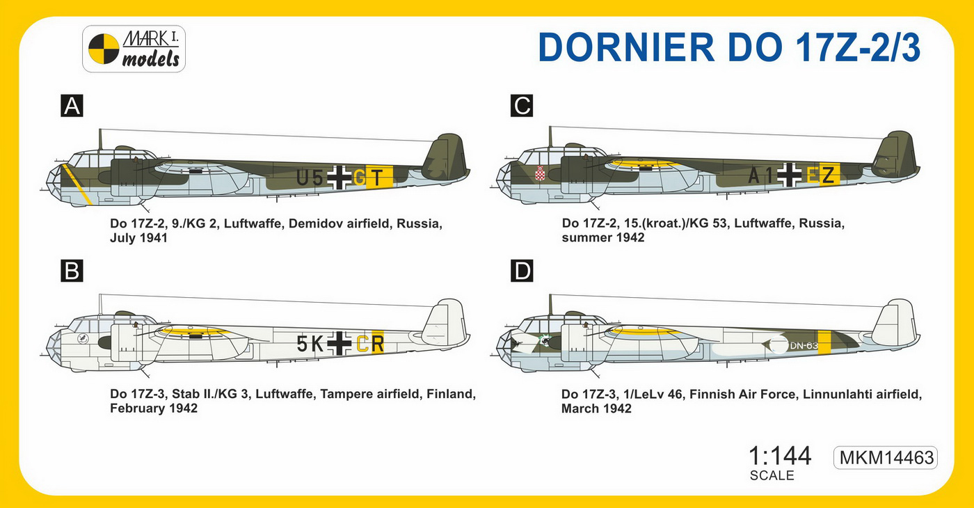 Mark 1 MKM144063 Dornier DO 17Z-2/3 - Eastern Front