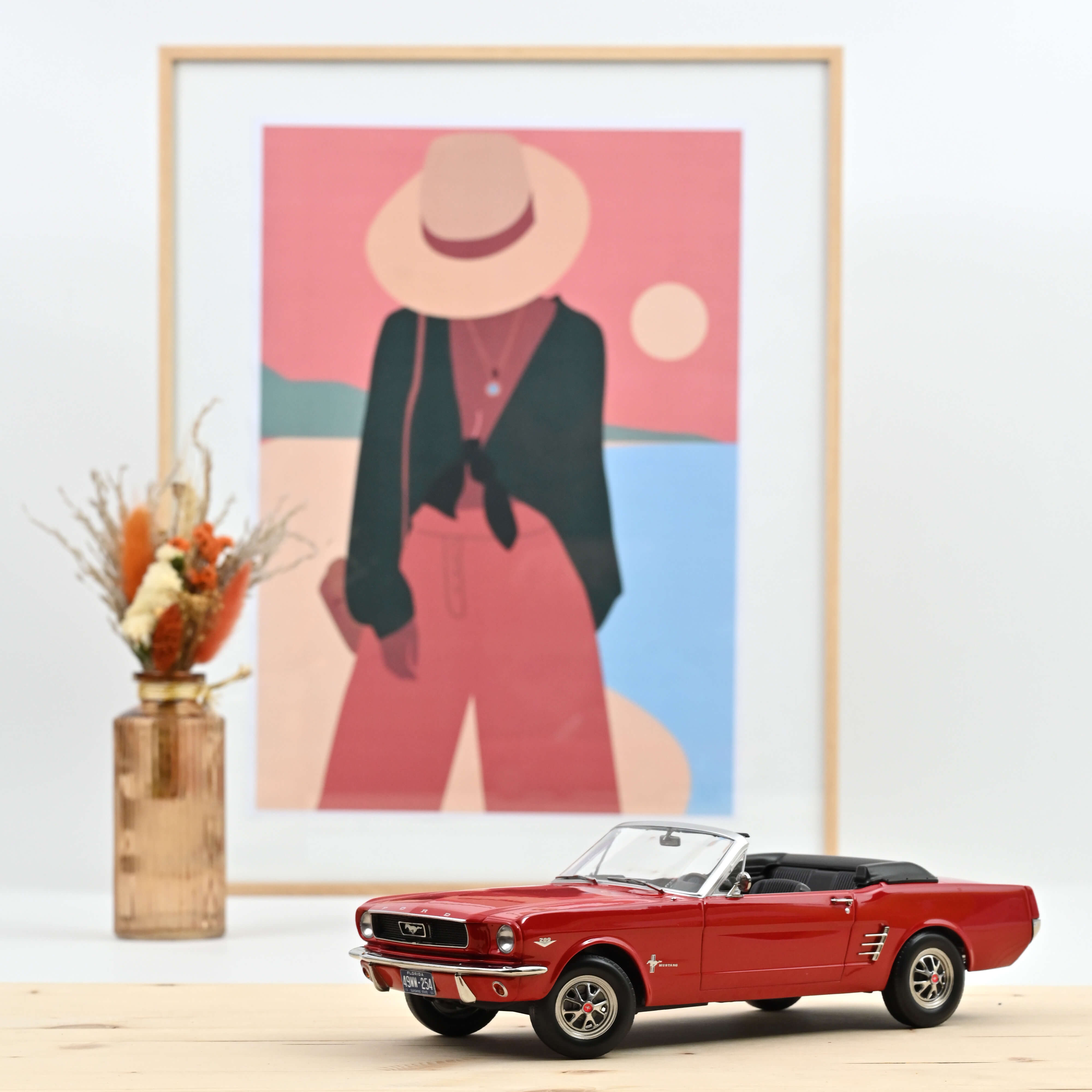 182810 Ford Mustang Convertible rot 1966