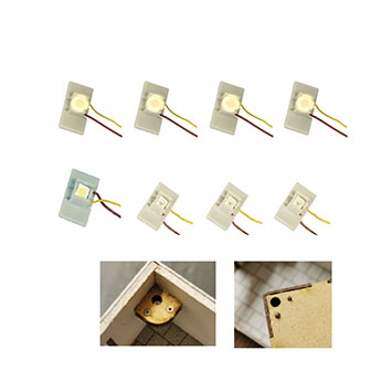 6002 Beleuchtungs-Set für kibri Kubushäuser