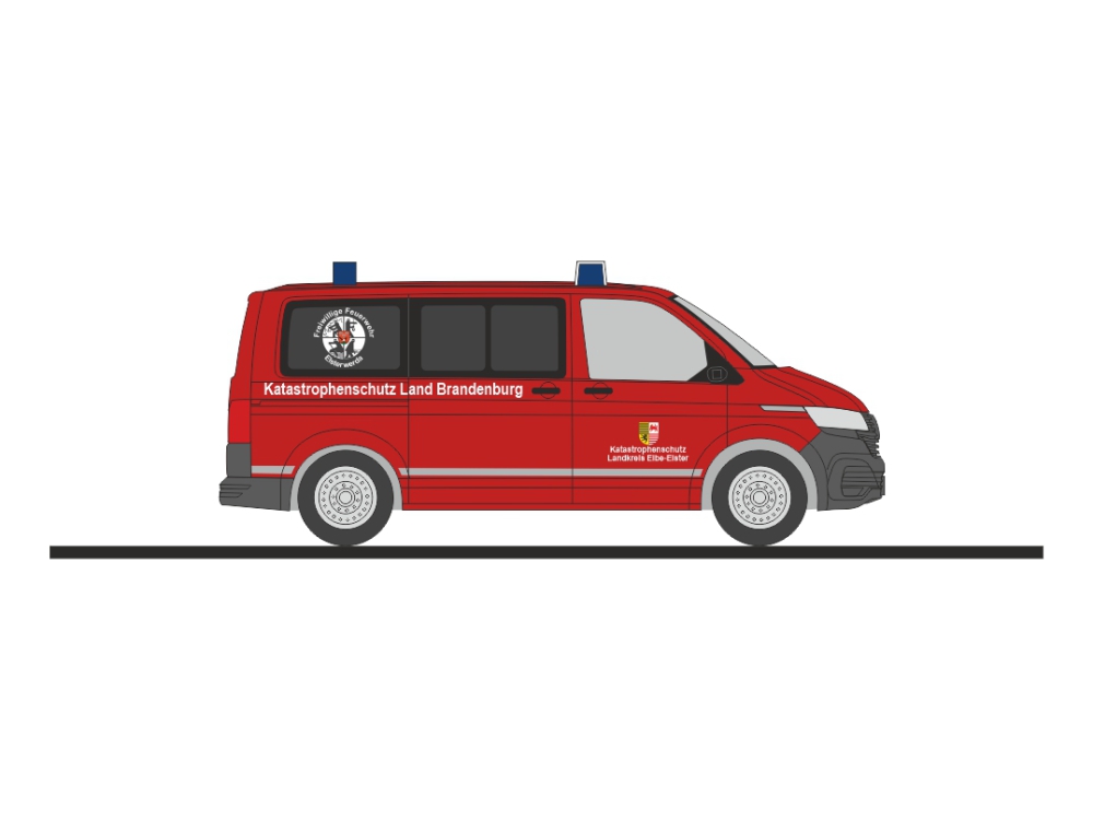 53941 VW T6 Bus KR Katastrophenschutz Elbe